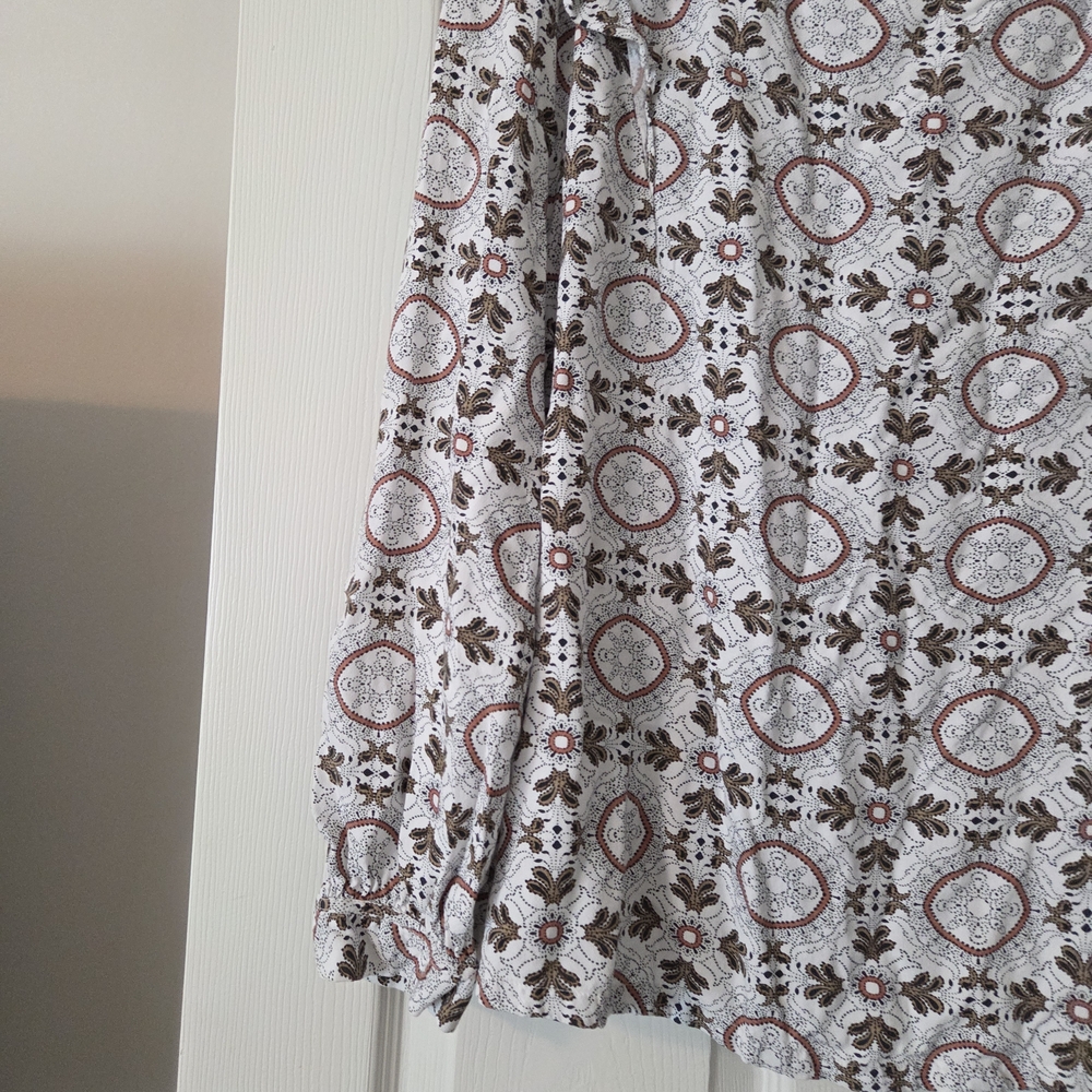 LOFT Multicolor Patterned Blouse - Picture 3 of 11